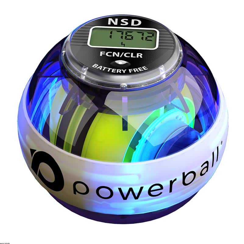 fusion pro powerball, gyroscopic exerciser with lights